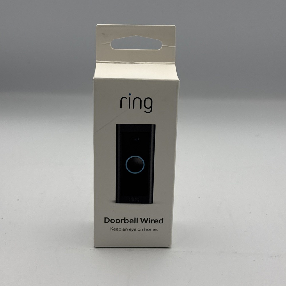 Ring Video Doorbell Wired HD Camera 1080p Black B08CKHPP52 Alexa Compatible